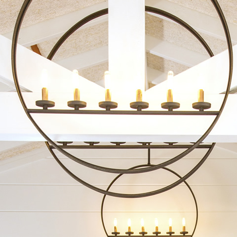 Roadhouse light fixtures closeup